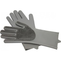 Fine Living Silicone Kitchen Gloves - Grey Photo