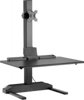 Lumi Bracket Sit-Stand Electric Desk Converter with Single Monitor Mount Photo
