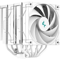 DeepCool AK620 WH Processor Air cooler 12 cm White 1 pieces 2x 120 mm fans 500-1850 RPM 28 dB 68.99 CFM 4-pin PWM Photo