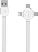 Remax Lesu 3" 1 USB-C Lightning and Micro USB Cable Photo