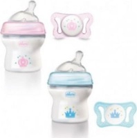 Chicco Natural Feeling Bottle & Micro Soother-Combo Photo