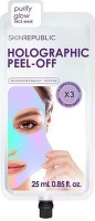 Skin Republic Holographic Peel-Off Purify Glow Face Mask - 3 Applications Photo