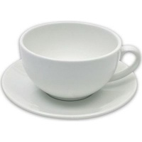 Maxwell Williams Maxwell & Williams White Basics Cappuccino Cup & Saucer Photo