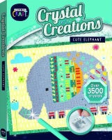 Hinkler Books Curious Craft: Crystal Creations Canvas Cute Elephant Photo