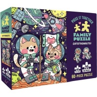 Chronicle Books Piece It Together Family Puzzle: Catstronauts Photo