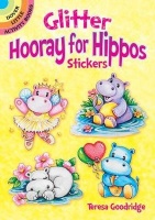 Dover Publications Inc Glitter Hooray for Hippos Stickers Photo