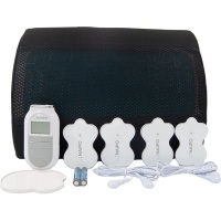 Naipo Tens Electronic Pulse Massager & Memory Foam Lower Back Cushion with Cooling Gel Photo
