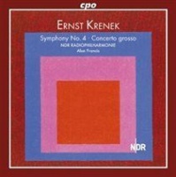 CPO Publishing Ernst Krenek: Symphony No. 4/Concerto Grosso Photo