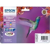 Epson T0807 Multi-pack Ink Cartridge Photo