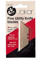 Jakar Knife Heavy Duty Utility Knife Spare Blades 5 Pack for No A7335 / 7335 Photo