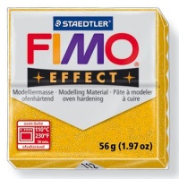 Fimo Staedtler Soft - Glitter Gold Photo