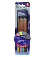 Daler Rowney Daler-Rowne Simply Pencil Drawing 9 Piece Tin Set Photo