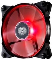 Cooler Master Coolermaster Jetflo Transparent Fan with Red LED and New 4th Generation Bearing Photo