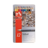 Caran Dache Caran d'Ache Pablo Coloured Pencil - Set of 12 Photo