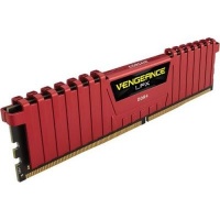 Corsair CMK8GX4M1A2666C16R Vengeance DDR4 LPX Desktop Memory Module with Red Low-Profile Heatsink Photo