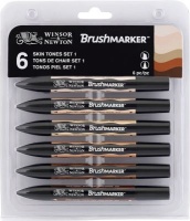 Winsor Newton Winsor & Newton Brush Marker - Set of 6 - Skin Tones Photo