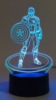 Intellibyte LED Night Lamp - Captain America Photo