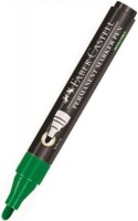 Faber Castell Faber-castell Permanent Marker Green Bullet Point Box Of 12 Photo