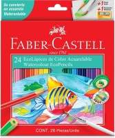 Faber Castell Faber-castell Ht 24 Full Aquarelle Col Pncl Box Of 24 Photo