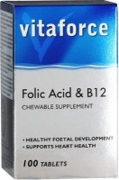 Vitaforce Folic Acid & B12 Chewable Supplement Photo