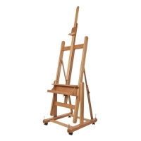 Mabef M18 Studio Easel 80 To 120" Height Also Reclines Horizontal Max Canvas: 94" Photo