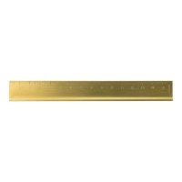 Travelers Company Traveler's Company Solid Brass Ruler Photo