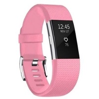 Linxure Silicone Strap for the Fitbit Charge 2 Light Pink - Small Photo