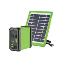 Ellies Portable PV DC Kit with 50W/h Lithium-ion Battery Photo