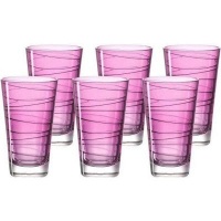 Leonardo Vario Tall Drinking Glasses - Violet Purple Photo