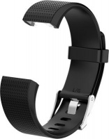 Gretmol Black Fitbit Charge 2 Sport Silicone Replacement Strap - Buckle Photo