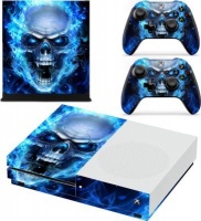 SKIN NIT SKIN-NIT Decal Skin For Xbox One S: Blue Skull Photo