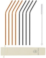 Gretmol Reusable Stainless Steel Bent Drinking Straws Photo