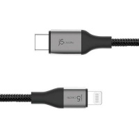 J5 Create JLC15 USB cable 1.2 m 2.0 C Black USB-C to Lightning Cable Photo