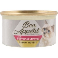 Bon Appetit Creamy Mousse with Salmon & Shrimp - Tinned Cat Food Photo