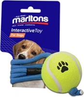 Marltons Tennis Ball On Rope Toy for Dogs Photo