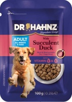 Dr Hahnz Dog Food Pouch with Succulent Duck Photo