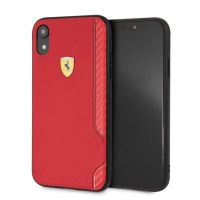 Ferrari - Pu Rubber Soft Touch iPhone XR Red Photo