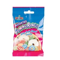 Classic Gummy Rings Assorted Fruit Flavours 8 Pack Photo