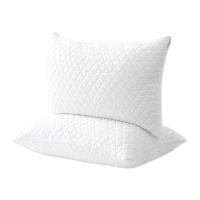 Loriene Lorien Quilted Polycotton Standard Pillow Set Photo