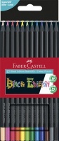 Faber Castell Faber-Castell Black Edition Colour Pencils - in Cardboard Wallet Photo