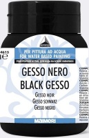 Maimeri - 615 Black Gesso - Acrylic Primer - For Water-Based Painting Photo