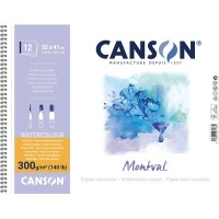Canson Montval Watercolour Spiral Pad - 300gsm Photo