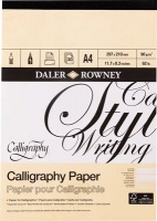 Daler Rowney DR. A4 Calligraphy Pad - 90gsm Photo