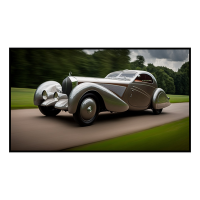 Fancy Artwork Canvas Wall Art :Hispano Suiza J12 1934 - Photo