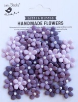 Little Birdie Janice Paper Flowers - Grape Surprise Photo