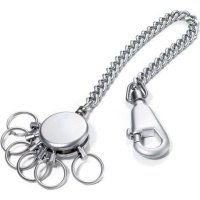 Troika Keyring with Chain Patent Photo
