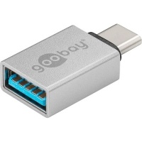 Goobay 56620 cable gender changer USB C A Silver - 3.0 5Gbps Photo