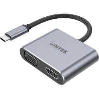 UNITEK USB-C to HDMI & VGA Adapter Photo