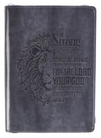 Christian Art Gifts Inc Be Strong & Courageous Zip Journal Photo