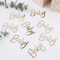 Ginger Ray Oh Baby! - Gold Foiled Baby Confetti - Gold Photo